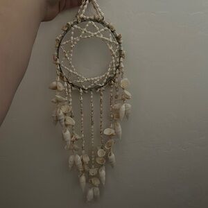 Shell Dreamcatcher with Beaded Details